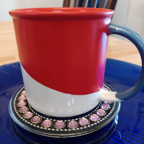 Starbucks Red White & Blue 2017 Patriotic Angel Dipped Coffee Cup 12oz - Picture 3 of 8